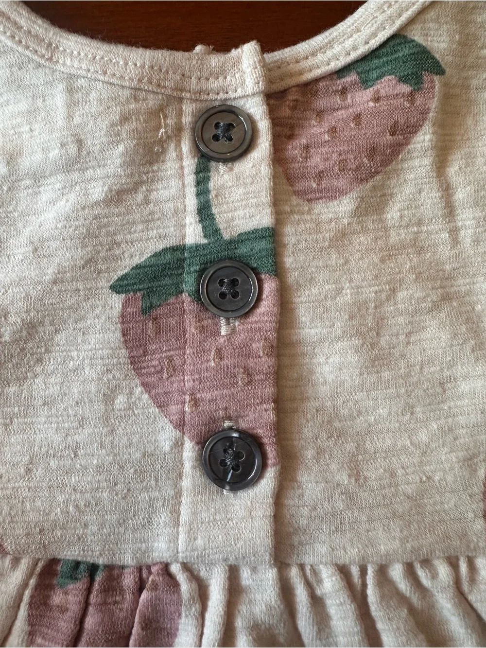 Oh Baby! Strawberry Print Baby Dress - Pink & Green. 12/18 mo.NWT